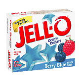 Jell-o Gelatin Dessert Berry Blue Left Picture